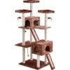 Frisco 72-in Large Base Faux Fur Cat Tree & Condo -Cat Supply Store 101809 MAIN. AC SS1800 V1584451049