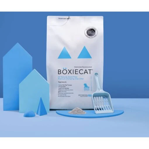 Boxiecat Premium Unscented Clumping Clay Cat Litter -Cat Supply Store 103571 PT2. AC SS1800 V1607392722