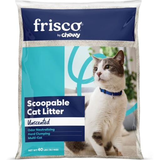 Frisco Multi-Cat Unscented Clumping Clay Cat Litter -Cat Supply Store 103790 MAIN. AC SS1800 V1657654934