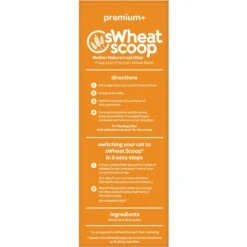 SWheat Scoop Premium+ Unscented Natural Clumping Wheat Cat Litter -Cat Supply Store 107357 PT2. AC SS1800 V1605057778