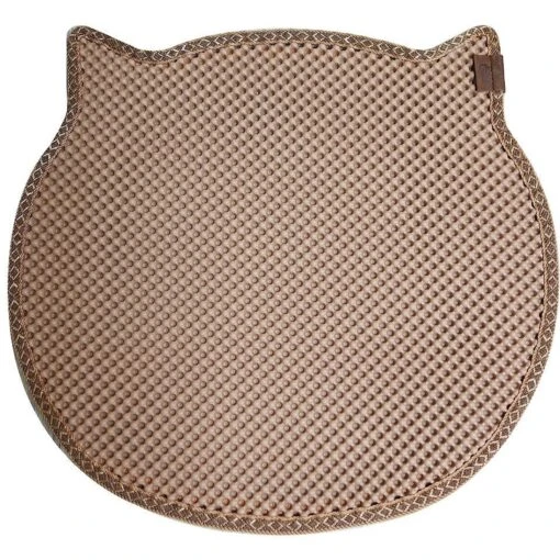 Moonshuttle Headshaped Blackhole Litter Mat -Cat Supply Store 109514 PT1. AC SS1800 V1483462406