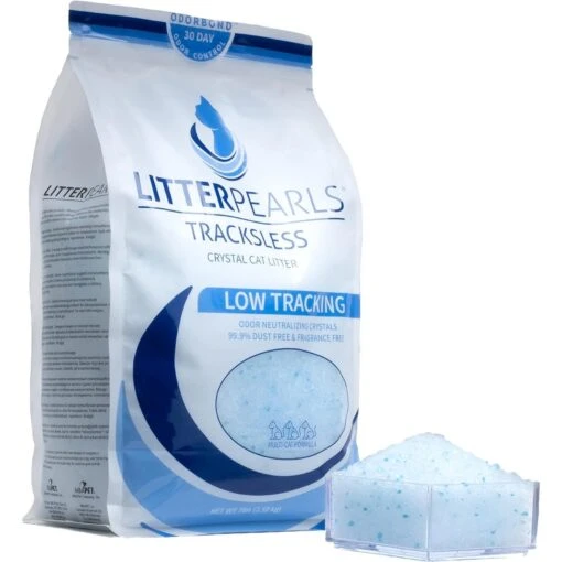 Litter Pearls Tracksless Unscented Non-Clumping Crystal Cat Litter -Cat Supply Store 110229 PT3. AC SS1800 V1526416386