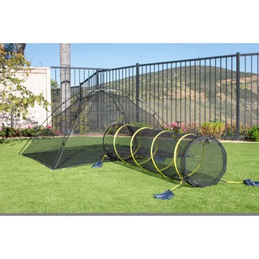 Outback Jack Kitty Compound Cat Playpen Tent & Tunnel -Cat Supply Store 111178 MAIN. AC SS1800 V1569621710