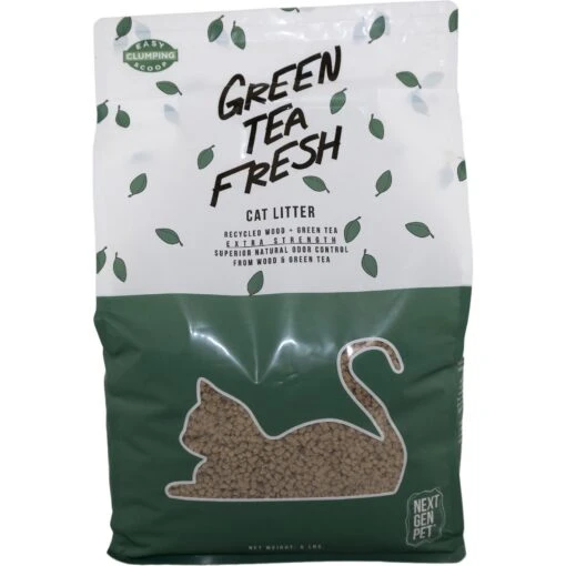 Next Gen Pet Products Pet Products Green Tea Fresh Unscented Clumping Wood Cat Litter -Cat Supply Store 117743 MAIN. AC SS1800 V1491517076