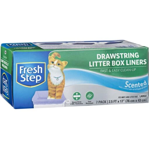 Fresh Step Products Drawstring Scented Litter Box Liner, 7 Count -Cat Supply Store 118173 MAIN. AC SS1800 V1492197221