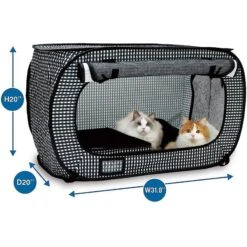 Necoichi Portable Stress Free Cat Cage -Cat Supply Store 119032 PT4. AC SS1800 V1569020530