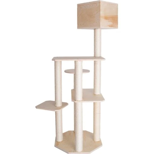 Armarkat 69-in Wooden Cat Tree & Condo -Cat Supply Store 130335 PT2. AC SS1800 V1615914711