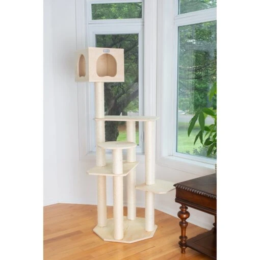 Armarkat 69-in Wooden Cat Tree & Condo -Cat Supply Store 130335 PT3. AC SS1800 V1615914686