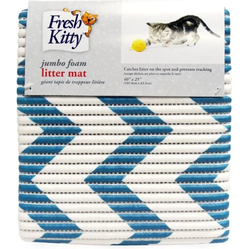 Fresh Kitty Jumbo Foam Chevron Cat Litter Mat -Cat Supply Store 135255 MAIN. AC SS1800 V1502919426