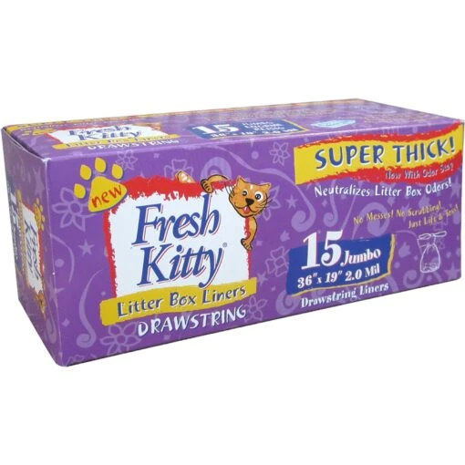 Fresh Kitty Jumbo Thick Litter Box Liners -Cat Supply Store 135384 MAIN. AC SS1800 V1502919332