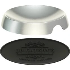 Dr. Catsby's Whisker Relief Non-Skid Stainless Steel Cat Bowl, 1.5-cup -Cat Supply Store 138506 PT2. AC SS1800 V1559923387