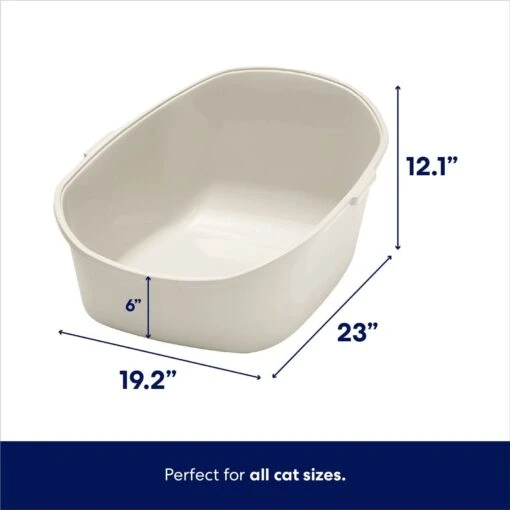 Frisco High Back Cat Litter Box, Extra Large -Cat Supply Store 141375 PT1. AC SS1800 V1675279639