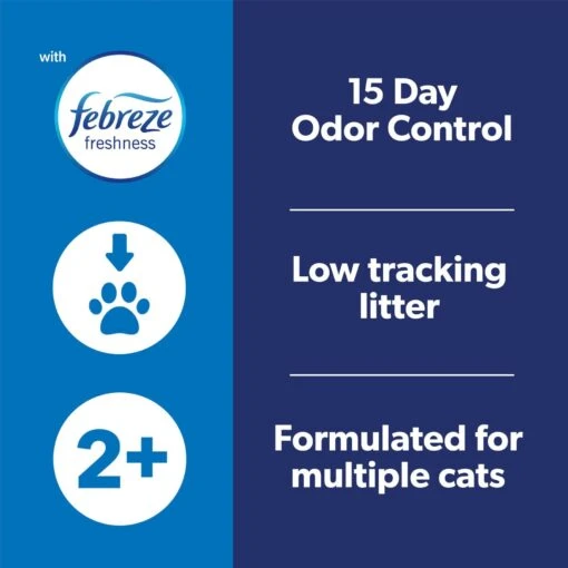 Fresh Step Clean Paws Multi-Cat Scented Clumping Cat Litter -Cat Supply Store 141506 PT1. AC SS1800 V1695138608