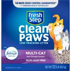 Fresh Step Clean Paws Multi-Cat Scented Clumping Cat Litter -Cat Supply Store 141506 PT6. AC SS1800 V1695137973