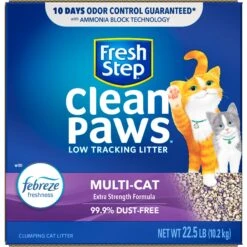 Fresh Step Clean Paws Multi-Cat Scented Clumping Cat Litter -Cat Supply Store 141506 PT7. AC SS1800 V1695138547