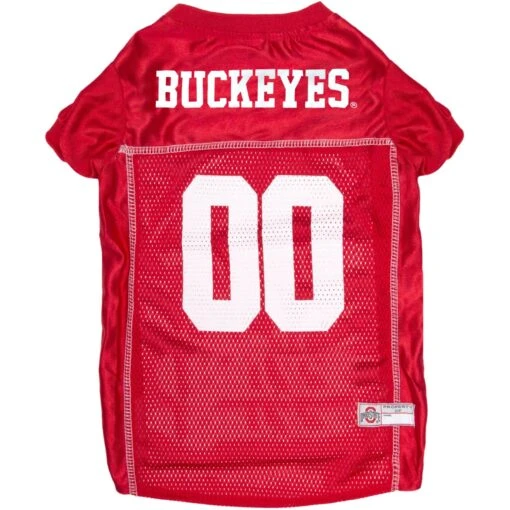 Pets First NCAA Dog & Cat Jersey, Ohio State Buckeyes -Cat Supply Store 142138 MAIN. AC SS1800 V1660750291