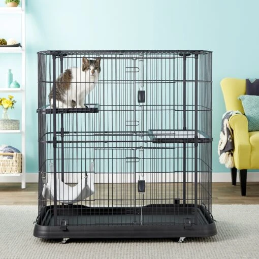 Prevue Pet Products Deluxe Cat Cage Playpen -Cat Supply Store 143768 MAIN. AC SS1800 V1569621810