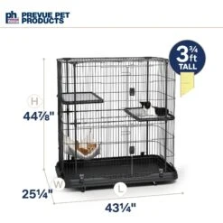 Prevue Pet Products Deluxe Cat Cage Playpen -Cat Supply Store 143768 PT5. AC SS1800 V1670260074