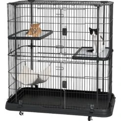 Prevue Pet Products Deluxe Cat Cage Playpen -Cat Supply Store 143768 PT8. AC SS1800 V1521058468