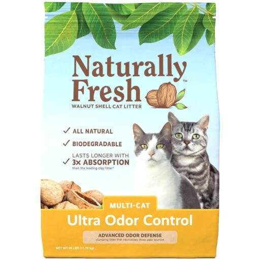 Naturally Fresh Multi-Cat Fresh Unscented Clumping Walnut Cat Litter -Cat Supply Store 144714 MAIN. AC SS1800 V1604968653