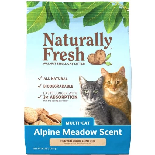 Naturally Fresh Alpine Meadow Scented Clumping Walnut Cat Litter -Cat Supply Store 144721 MAIN. AC SS1800 V1604968626