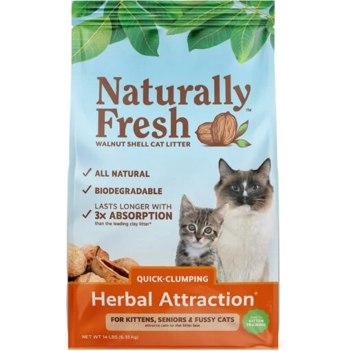 Naturally Fresh Herbal Attraction Scented Clumping Walnut Cat Litter -Cat Supply Store 144727 MAIN. AC SS1800 V1603830410