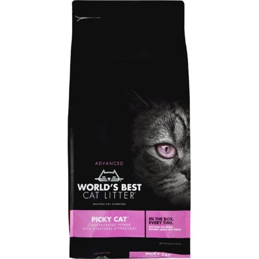 World's Best Picky Cat Unscented Clumping Corn Cat Litter -Cat Supply Store 150731 MAIN. AC SS1800 V1536610030