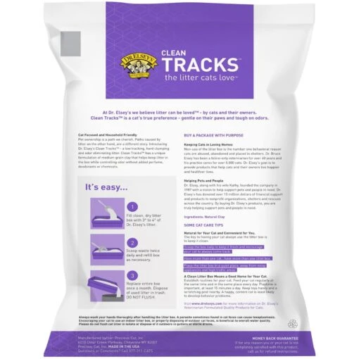 Dr. Elsey's Clean Tracks Clumping Clay Cat Litter -Cat Supply Store 151649 PT2. AC SS1800 V1701368752