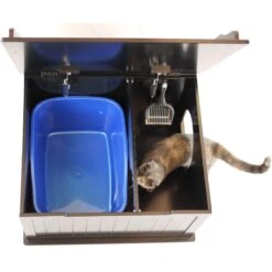 Designer Pet Products Catbox Enclosure Litter Box -Cat Supply Store 152533 PT3. AC SS1800 V1537547593