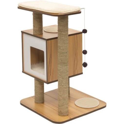 Vesper Base 32-in Modern Cat Tree & Condo -Cat Supply Store 154196 MAIN. AC SS1800 V1628001738