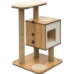 Vesper Base 32-in Modern Cat Tree & Condo -Cat Supply Store 154196 PT2. AC SS1800 V1628003809