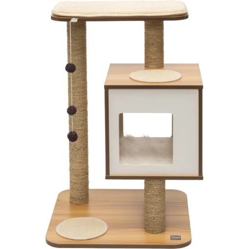 Vesper Base 32-in Modern Cat Tree & Condo -Cat Supply Store 154196 PT3. AC SS1800 V1628004735