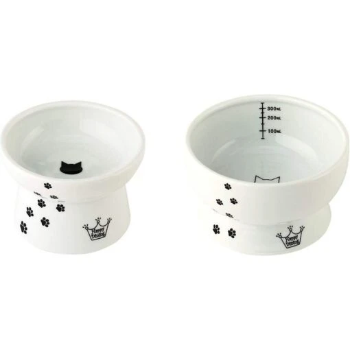 Necoichi Ceramic Elevated Cat Food & Water Bowl Set -Cat Supply Store 154902 MAIN. AC SS1800 V1542038815