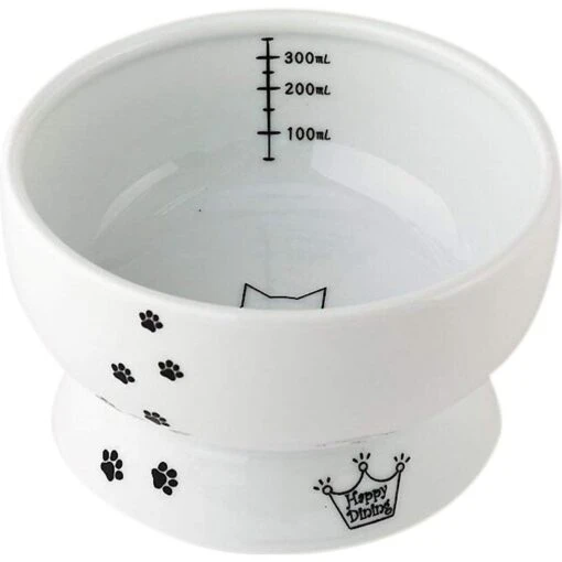 Necoichi Ceramic Elevated Cat Food & Water Bowl Set -Cat Supply Store 154902 PT5. AC SS1800 V1543431121