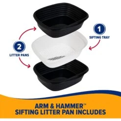 Arm & Hammer Sifting Cat Litter Pan -Cat Supply Store 156367 PT4. AC SS1800 V1659634822