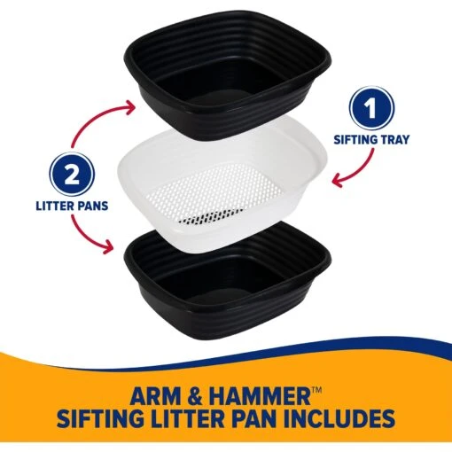 Arm & Hammer Sifting Cat Litter Pan -Cat Supply Store 156367 PT4. AC SS1800 V1659634822