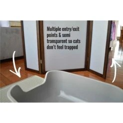 PetFusion Modest Cat Litter Box Privacy Screen -Cat Supply Store 156734 PT5. AC SS1800 V1548271385