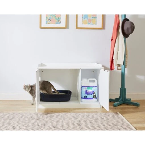 Frisco Decorative Bench Cat Litter Box Cover -Cat Supply Store 156788 PT5. AC SS1800 V1570480032