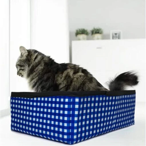 Pet Fit For Life Collapsible Portable Litter Box With Collapsible Bowl -Cat Supply Store 159018 PT2. AC SS1800 V1552502526