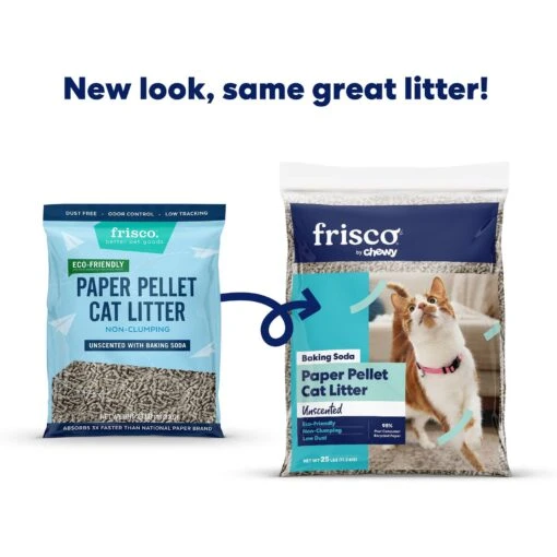 Frisco Unscented Non-Clumping Recycled Paper Cat Litter -Cat Supply Store 161380 PT1. AC SS1800 V1657656016