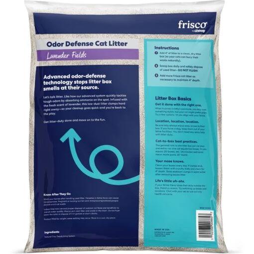 Frisco Odor Defense Lavender Fields Scented Clumping Clay Cat Litter -Cat Supply Store 161463 PT2. AC SS1800 V1657656016