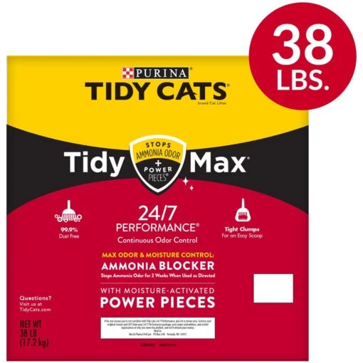 Tidy Max 24/7 Performance Scented Clumping Clay Cat Litter -Cat Supply Store 162507 PT1. AC SS1800 V1700157031