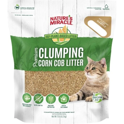 Nature's Miracle Premium Scented Clumping Corn Cat Litter -Cat Supply Store 164687 MAIN. AC SS1800 V1701114798