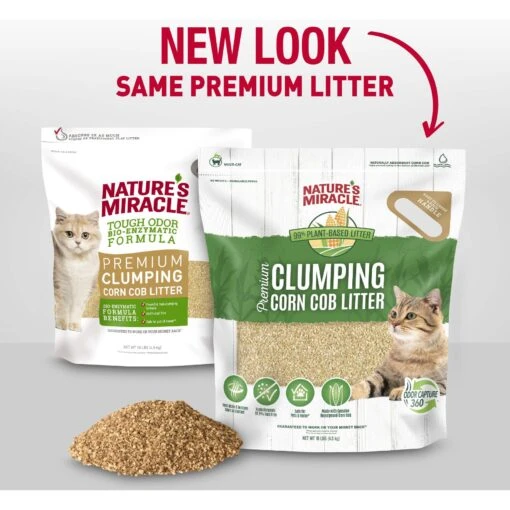 Nature's Miracle Premium Scented Clumping Corn Cat Litter -Cat Supply Store 164687 PT2. AC SS1800 V1701114798