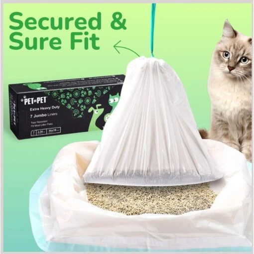 PET N PET Litter Box Liner, Jumbo -Cat Supply Store 165571 PT2. AC SS1800 V1695846582