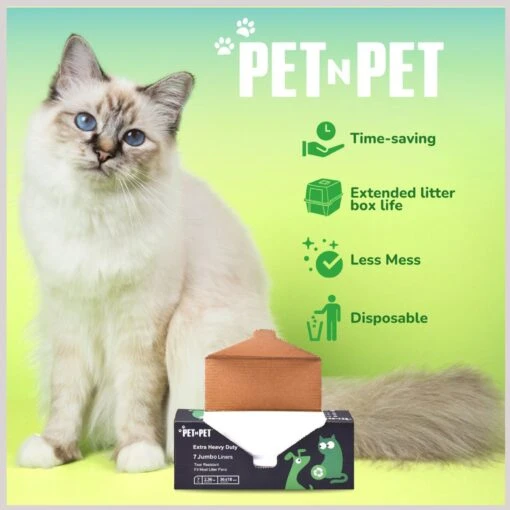 PET N PET Litter Box Liner, Jumbo -Cat Supply Store 165571 PT5. AC SS1800 V1695836454