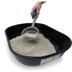 Fresh Kitty Large Deluxe Cat Litter Scoop With Waste Bag Handle -Cat Supply Store 166726 PT5. AC SS1800 V1556134348