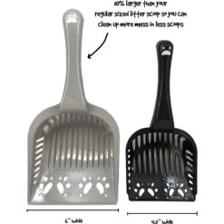 Fresh Kitty Deluxe Cat Litter Scoop, Color Varies -Cat Supply Store 166730 PT6. AC SS1800 V1556224022