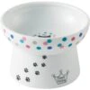 Necoichi Raised Cat Food Bowl, Colorful Dots -Cat Supply Store 169388 MAIN. AC SS1800 V1649349422