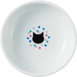 Necoichi Raised Cat Food Bowl, Colorful Dots -Cat Supply Store 169388 PT2. AC SS1800 V1649341955